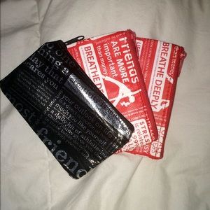 Lululemon card/money cases