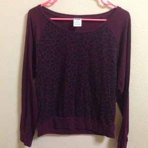 PINK Maroon long sleeve