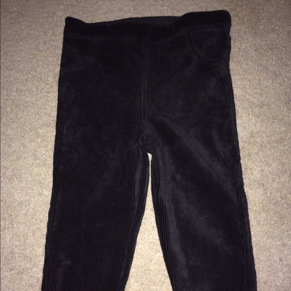 Black infant pants