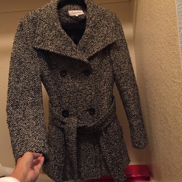 Classy CK peacoat