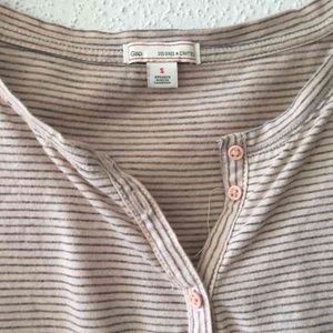 GAP Petal Pink Henley
