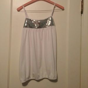 Wet Seal Tank with Sequined Top