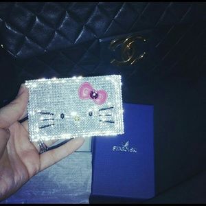 Hello kitty swarovski card holder