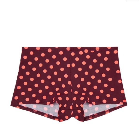New Victoria's Secret PINK Polka Dot Boyshort Panties - Small - Picture 2 of 3