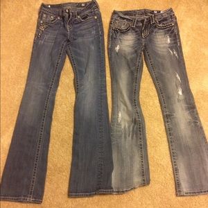 Bundle of 2 MISS ME JEANS SIZE 26