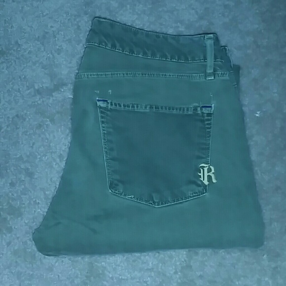 Olive Relaxed Slim Fit Jeans