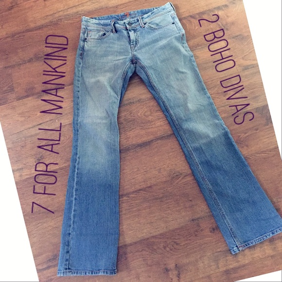 7 for all Mankind Denim - 7 For All Mankind Light Distressed Flynt Jean 28