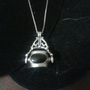Sterling silver charm necklace