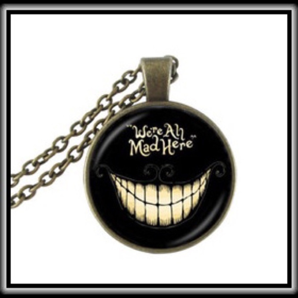 "WE ARE ALL MAD" NECKLACE 🎉HP 🎉 - Picture 1 of 4
