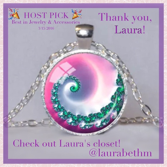 SPIRAL WAVE NECKLACE ๐HP๐ - Picture 2 of 3