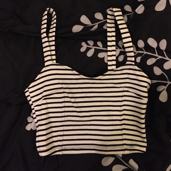 Striped Crop Top