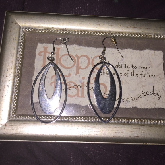 Women's Stainless Steel Silver Earrings Dangle