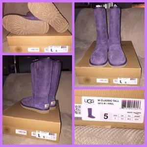 Brand new Classic Tall Uggs purple
