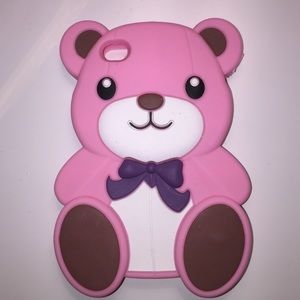Pink bear iPhone 4/4s case