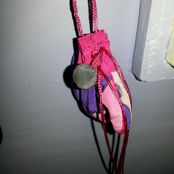 100% SILK from JAPANESE KIMONO's pouch - Picture 3 of 4