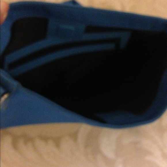 Calvin Klein Blue canvas/ leather long strap bag - Picture 4 of 4