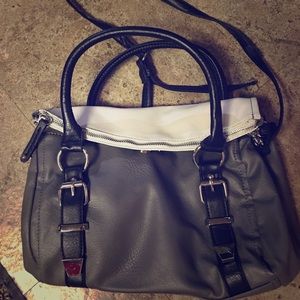 Apt. 9 grey, black, and cream handbag or crossbody