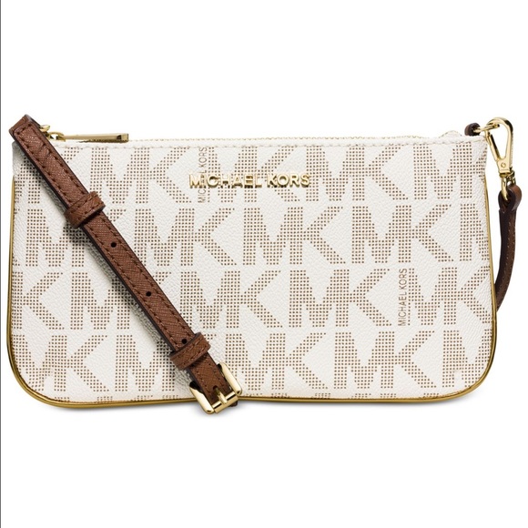 MICHAEL Michael Kors Handbags - NWT Micheal Kors Vanilla Slim Crossbody