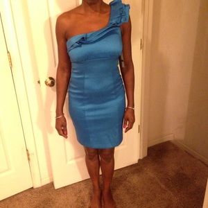 Cerulean Blue party dress