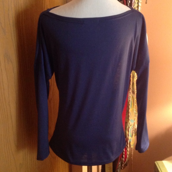 Color block top. - Picture 2 of 2