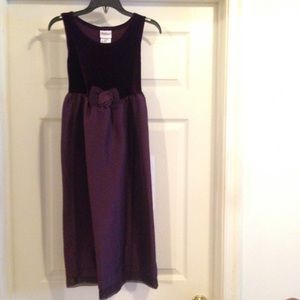 Child's Maroon Special Ocassion Dress