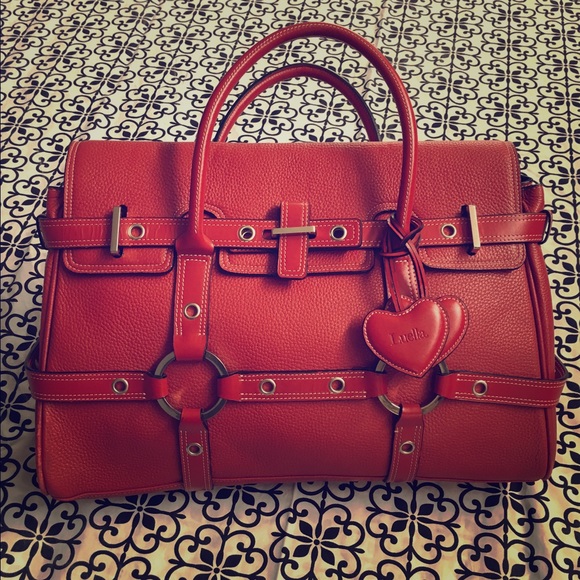 RED LUELLA Bartley tote.