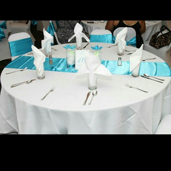 50 Malibu Blue Chair sashes