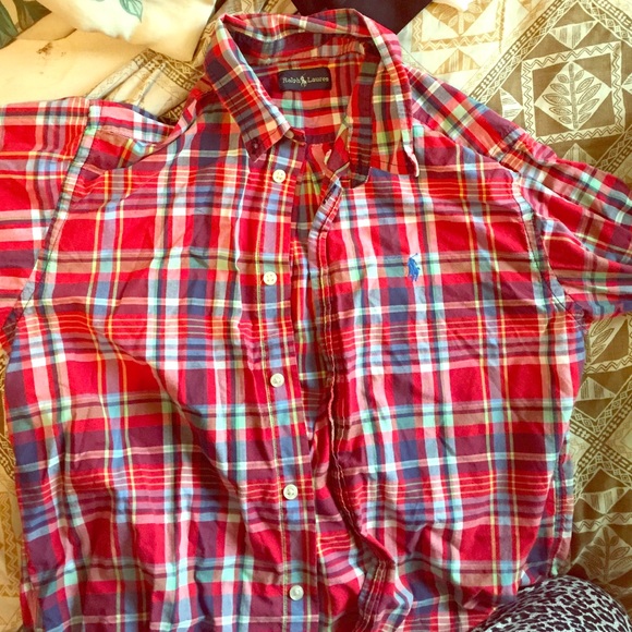 Kids Large Ralph Lauren Polo Shirt 💋