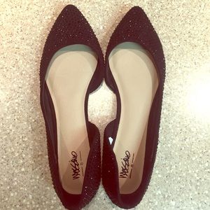 Mossimo jeweled pointed toe flats