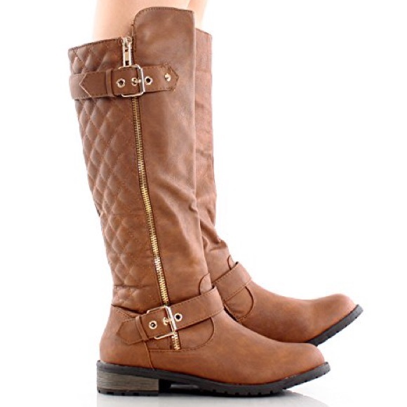 Quilted Riding Boots