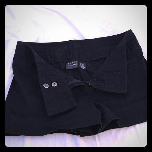 Black shorts size 9