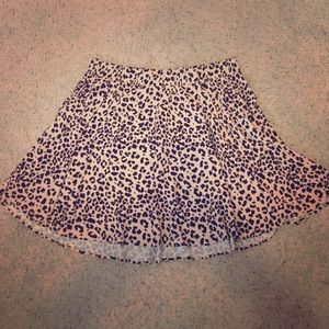 Torrid leopard print skirt