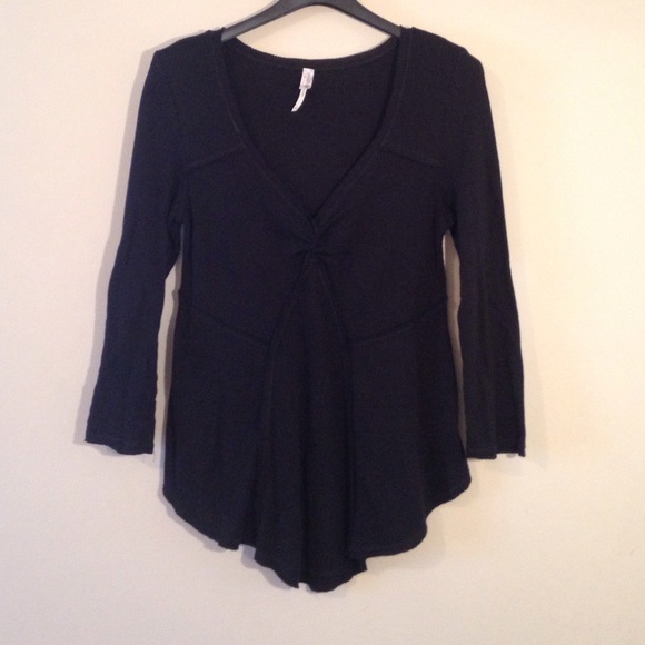 Black Free People Top