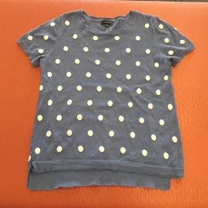 Limited Polka Dot Short Sleeve Sweater