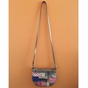 100% Coach cross body purse