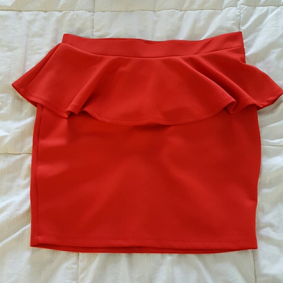 Peplum skirt
