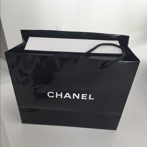 Chanel shopping bag.