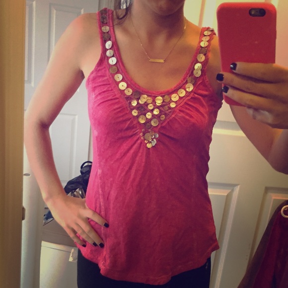 Free People Open back top