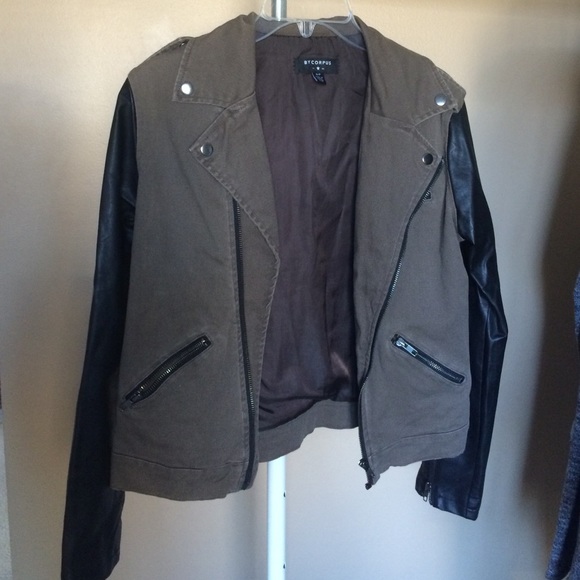 Fall Jacket-  Faux Leather