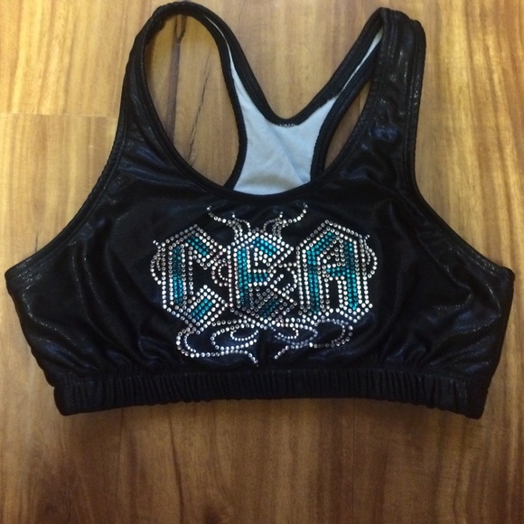 CEA Cheer Extreme Cheerleading Sparkle Sports Bra