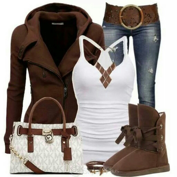 Searching for everything but the jeans and bag
