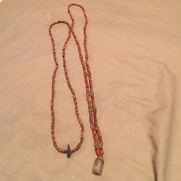 Vintage one of a kind Egyptian Coral necklaces