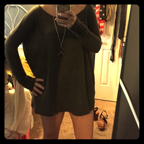 Piko dark green sweater