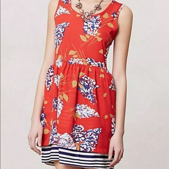 Anthropologie floral dress
