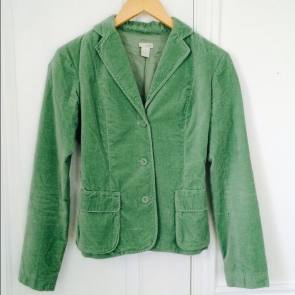 Anthropologie Jackets & Blazers - Anthropologie Green Velvet Blazer