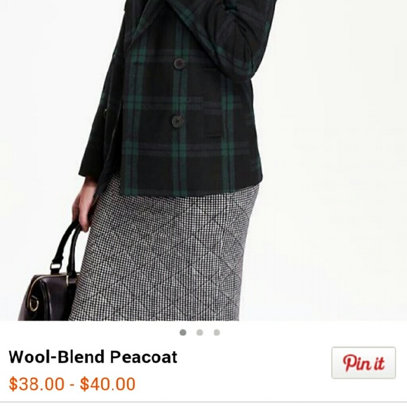 *SOLD* Wool-Blend Peacoat: NWT; HUGE savings - Picture 4 of 4