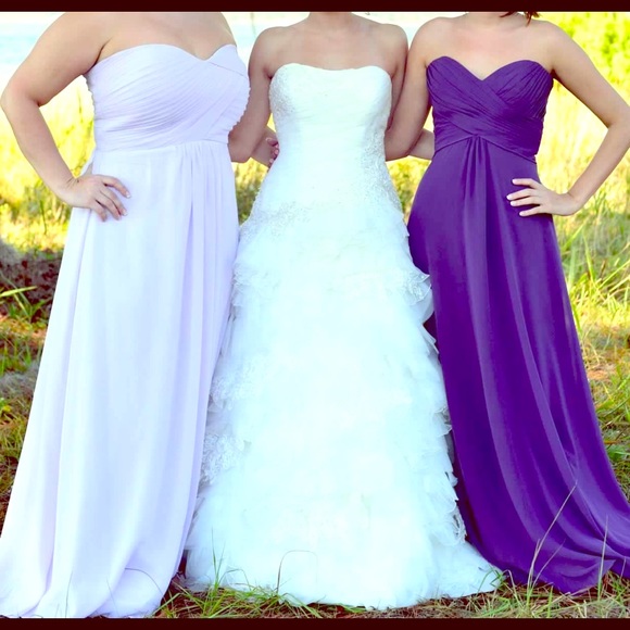 Dark purple Bill Levkoff dress
