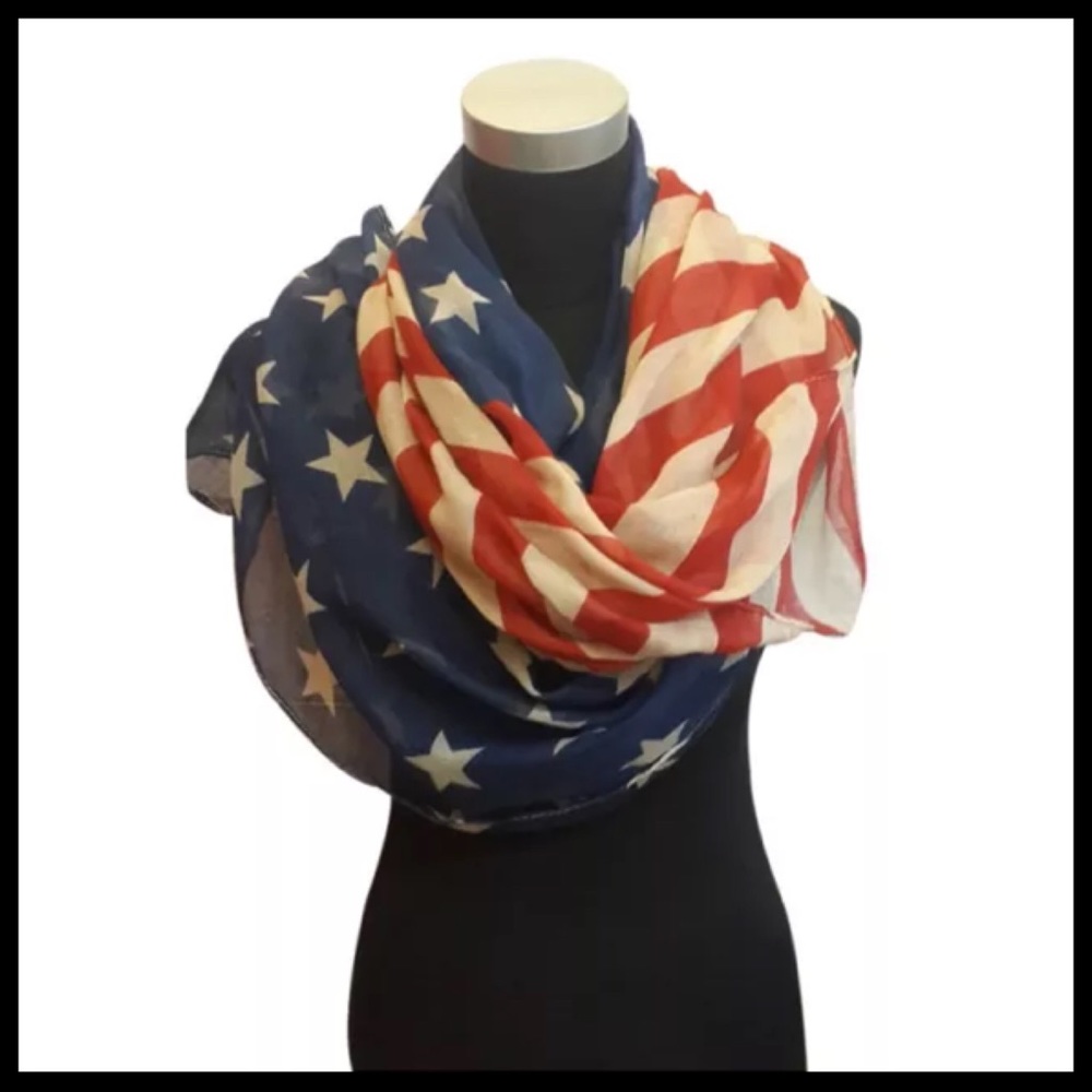 American Flag Scarf - Picture 4 of 7