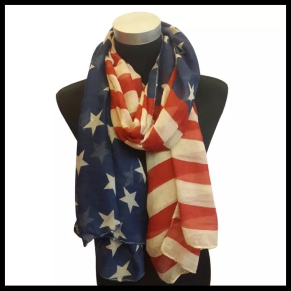 American Flag Scarf - Picture 5 of 7