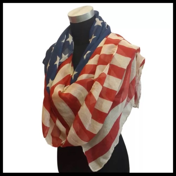 American Flag Scarf - Picture 6 of 7